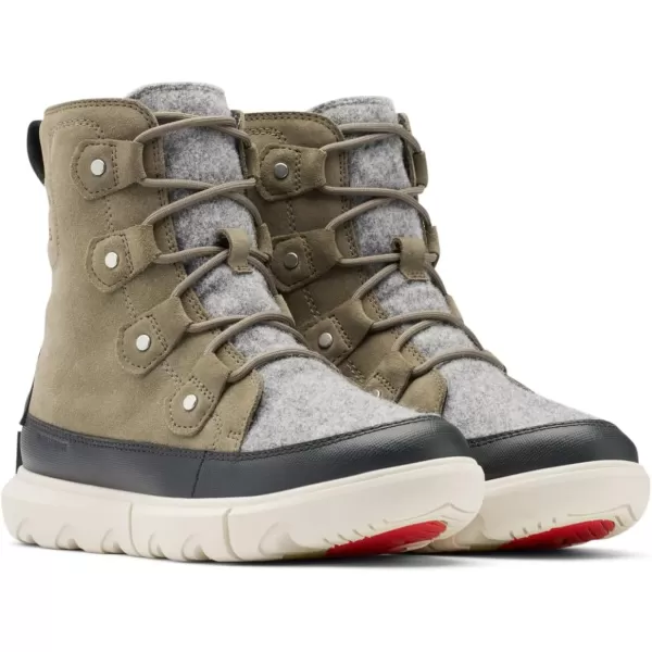 Sorel Womens Casual Winter BootsGreen Sage X Fawn