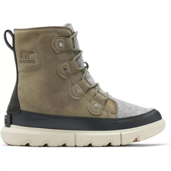 Sorel Womens Casual Winter BootsGreen Sage X Fawn