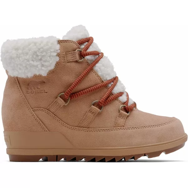 Sorel Womens Evie Cozy Lace BootTawny Buff Wood