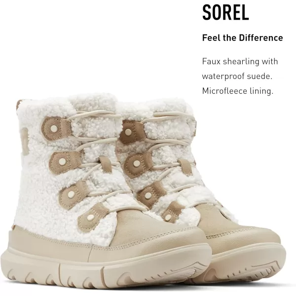 Sorel Womens Explorer II Joan Cozy BootAncient Fossil Sea Salt