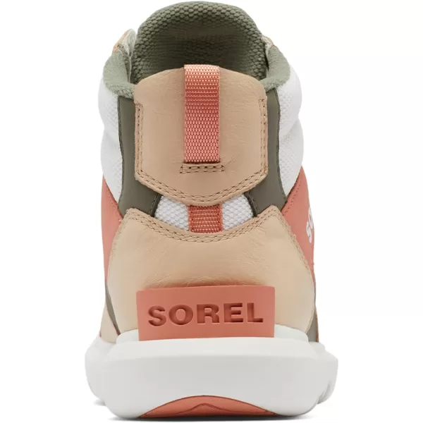 Sorel Womens Explorer II Sneaker Mid Waterproof ShoeSea Salt Nova Sand