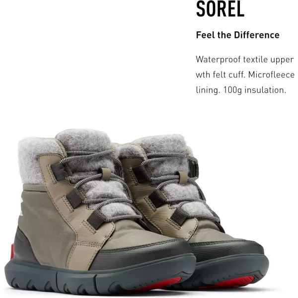 Sorel Womens Explorer Ii Carnival Snow BootSage Dark Stone