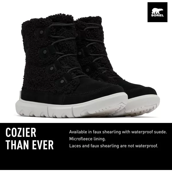 Sorel Womens Explorer Next Joan Cozy BootsBlack Moonstone