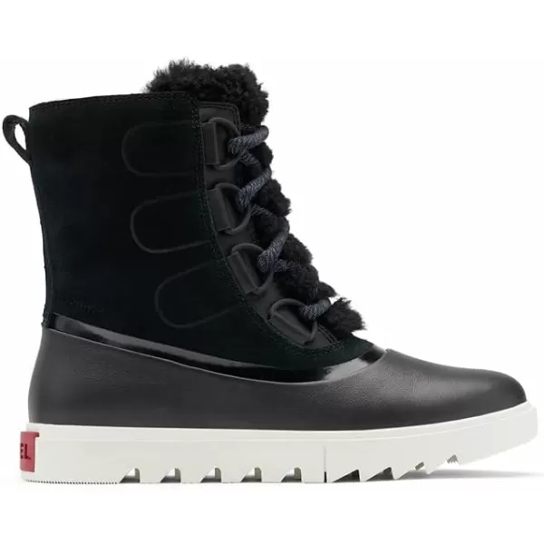 Sorel Womens Joan of Arctic Next Lite Boot  Black Sea Salt  Waterproof Leather amp Suede Snow Boots  Size 55Sorel Womens Joan of Arctic Next Lite Boot  Black Sea Salt  Waterproof Leather amp Suede Snow Boots  Size 55