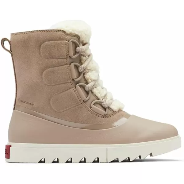 Sorel Womens Joan of Arctic Next Lite Boot  Omega Taupe Fawn  Waterproof Leather amp Suede Snow Boots  Size 5Sorel Womens Joan of Arctic Next Lite Boot  Omega Taupe Fawn  Waterproof Leather amp Suede Snow Boots  Size 5