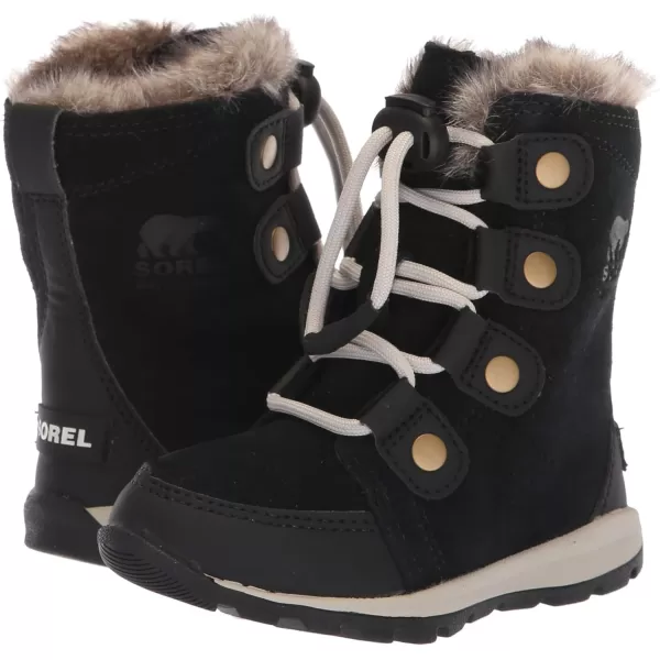 Sorel Young Whitney II Joan Lace Boot  Waterproof Winter BootsBlack Dark Stone