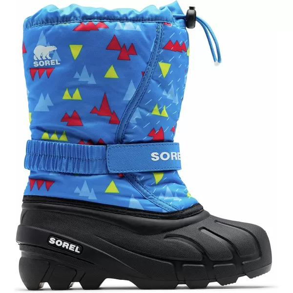 Sorel Youth Boys Flurry Print BootsHyper Blue Black