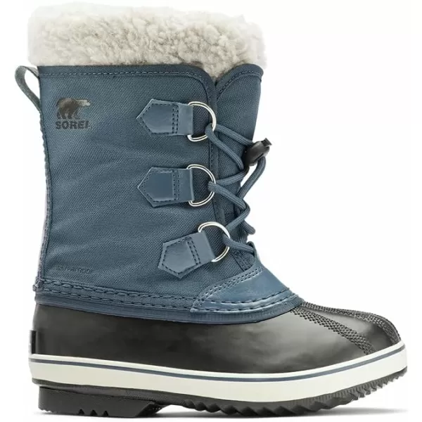 Sorel Youth Unisex Yoot PAC Nylon Waterproof BootsUniform Blue Black