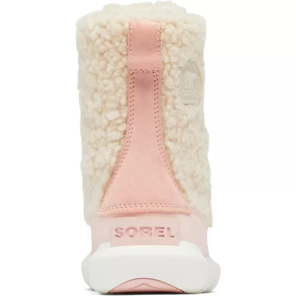 Sorel Youth Unisex Youth Explorer Cozy BootsNatural Vintage Pink