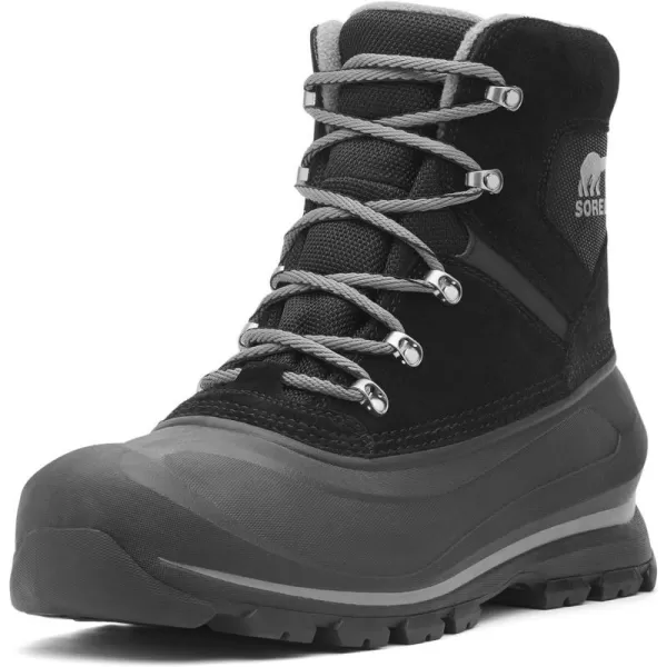 SOREL  Mens Buxton Lace Waterproof Winter BootBlack Quarry