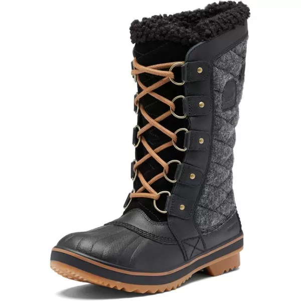 SOREL  Womens Tofino II Waterproof Insulated Winter Boot with Faux Fur CuffBlack Gum 10