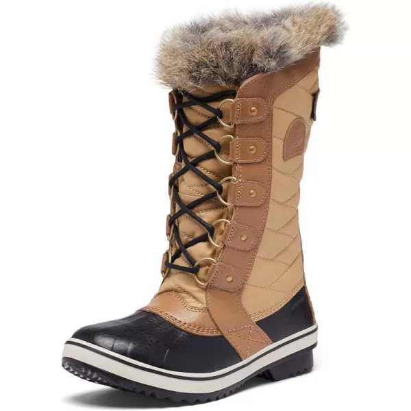 SOREL  Womens Tofino II Waterproof Insulated Winter Boot with Faux Fur CuffCurry