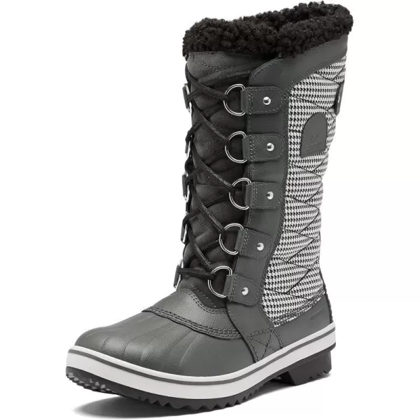 SOREL  Womens Tofino II Waterproof Insulated Winter Boot with Faux Fur CuffGrill Black