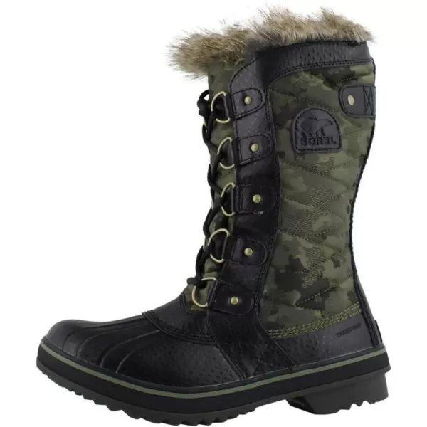 SOREL  Womens Tofino II Waterproof Insulated Winter Boot with Faux Fur CuffHiker Green