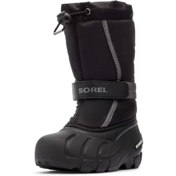 SOREL  Youth Flurry Winter Snow Boots for KidsBlack City Grey