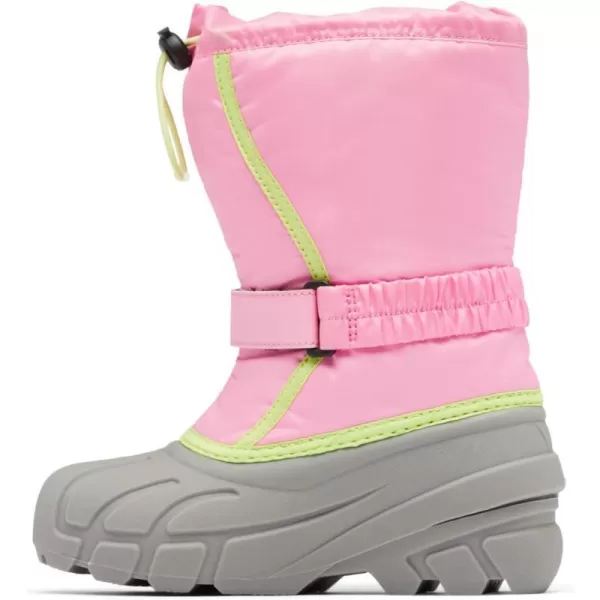 SOREL  Youth Flurry Winter Snow Boots for KidsBlooming Pink Chrome Grey