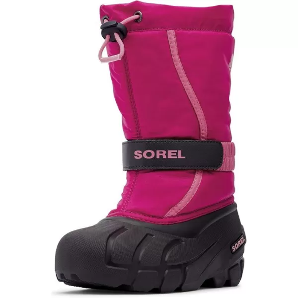 SOREL  Youth Flurry Winter Snow Boots for KidsDeep Blush Tropic Pink