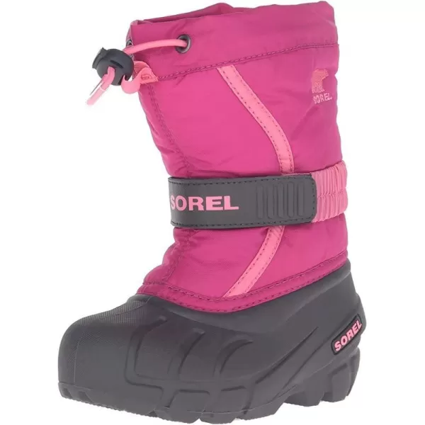 SOREL  Youth Flurry Winter Snow Boots for KidsDeep BlushTropic Pink