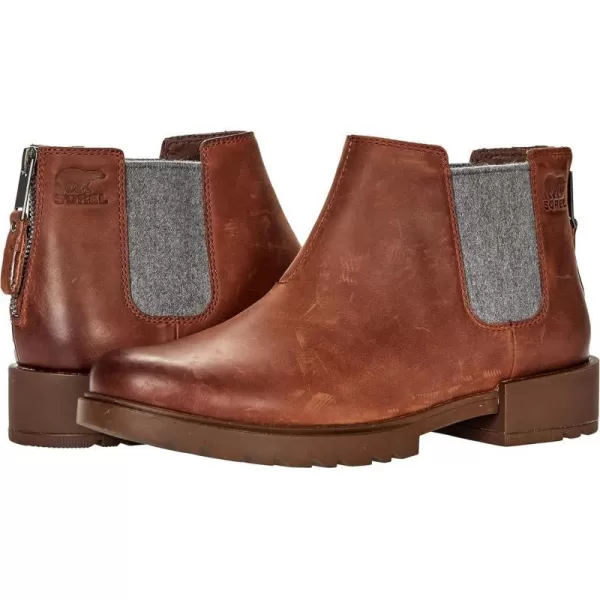 Sorel Emelie II Chelsea Heel ZipDark AmberTobacco