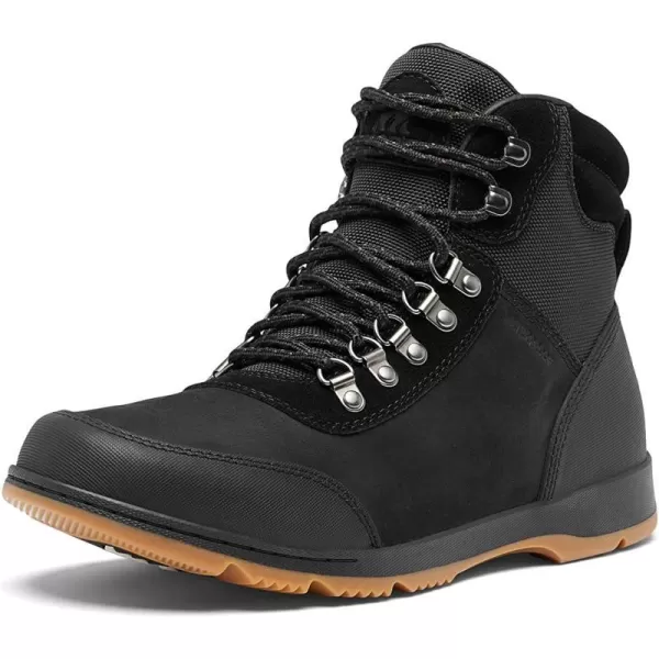 Sorel Mens Ankeny II Hiker Waterproof BootsBlack Gum 10