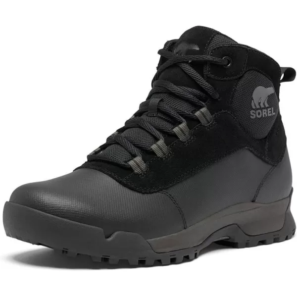 Sorel Mens Buxton Lite Lace Waterproof BootsBlack Black