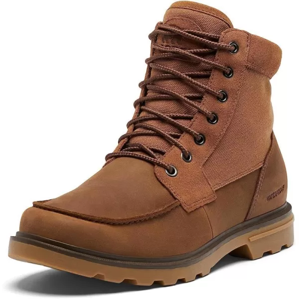 Sorel Mens Carson Moc Waterproof BootsVelvet Tan Gum 2