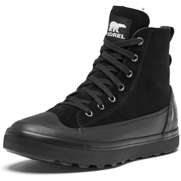 Sorel Mens Cheyanne Metro II Waterproof Sneaker BootsBlack Sea Salt