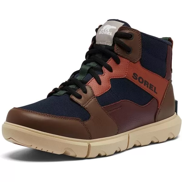 Sorel Mens Explorer Next Sneaker Mid Waterproof ShoesAbyss Oatmeal