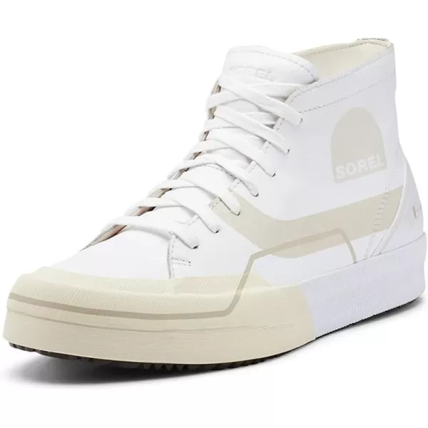 Sorel Mens Grit Sneaker Chukka WP  Waterproof Suede SneakersWhite White