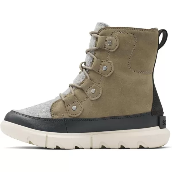 Sorel Womens Casual Winter BootsGreen Sage X Fawn