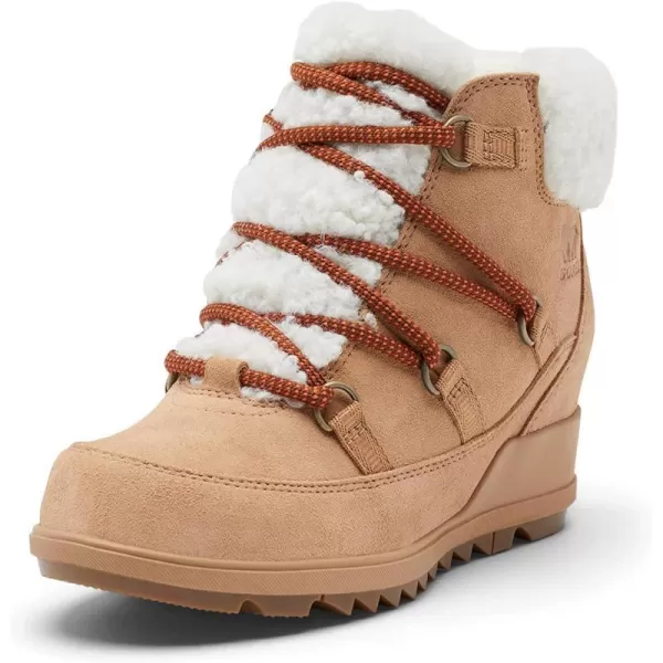 Sorel Womens Evie Cozy Lace BootTawny Buff Wood