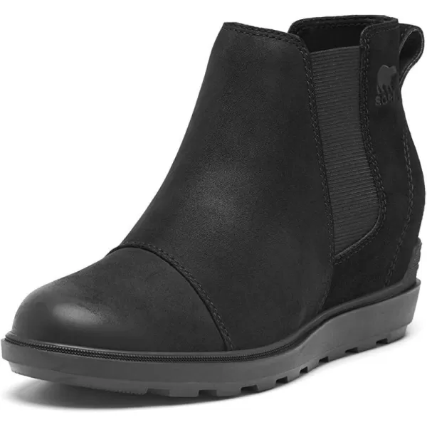 Sorel Womens Evie II Chelsea BootsBlack Sea Salt