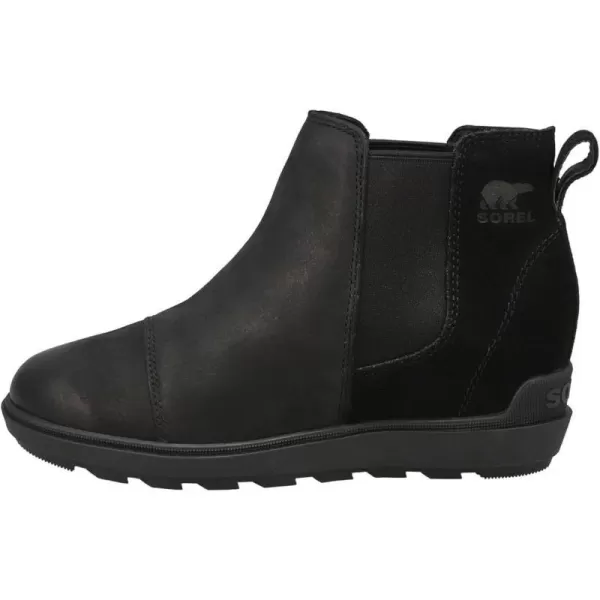 Sorel Womens Evie ll Chelsea BootsBlack Sea Salt