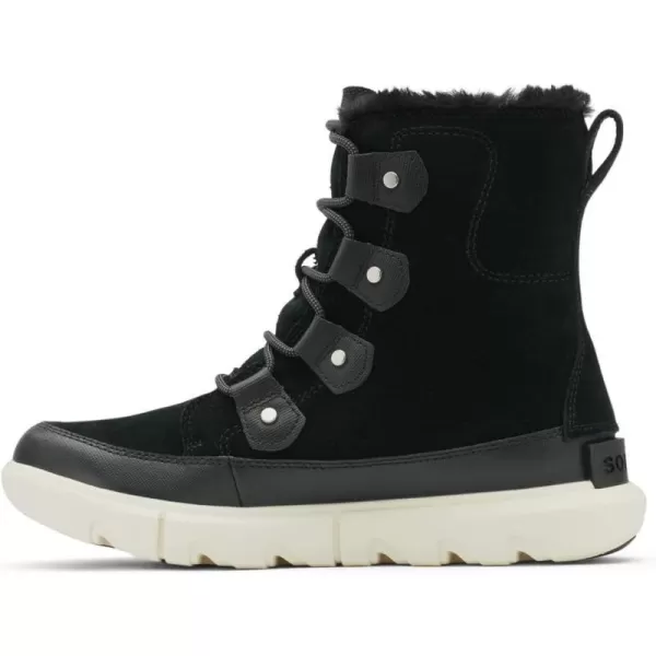 Sorel Womens Explorer II Joan Faux Fur Waterproof Boot  Black Fawn  Size 11Sorel Womens Explorer II Joan Faux Fur Waterproof Boot  Black Fawn  Size 11