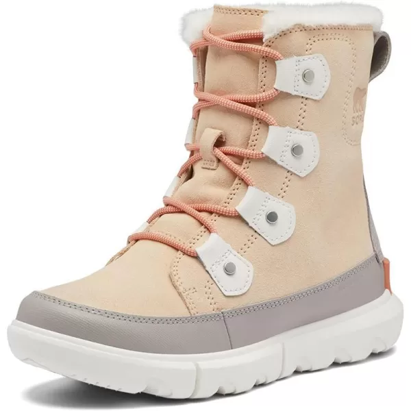 Sorel Womens Explorer Ii Joan Waterproof Casual Winter BootsNova Sand Sea Salt