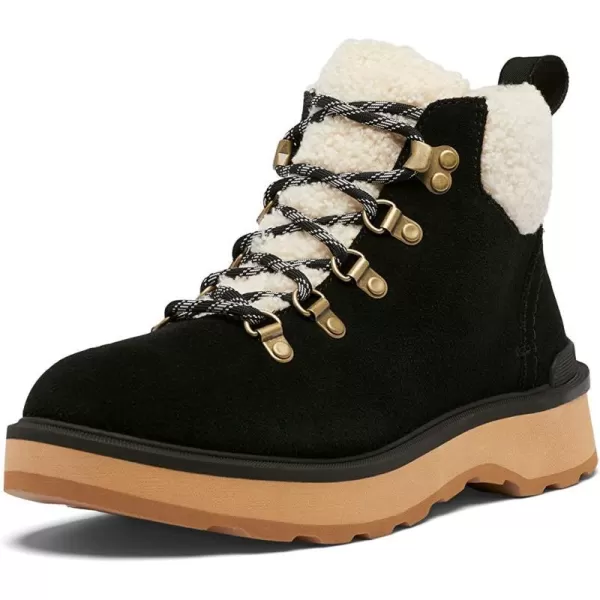 Sorel Womens HiLine Hiker Cozy BootsBlack Tawny Buff