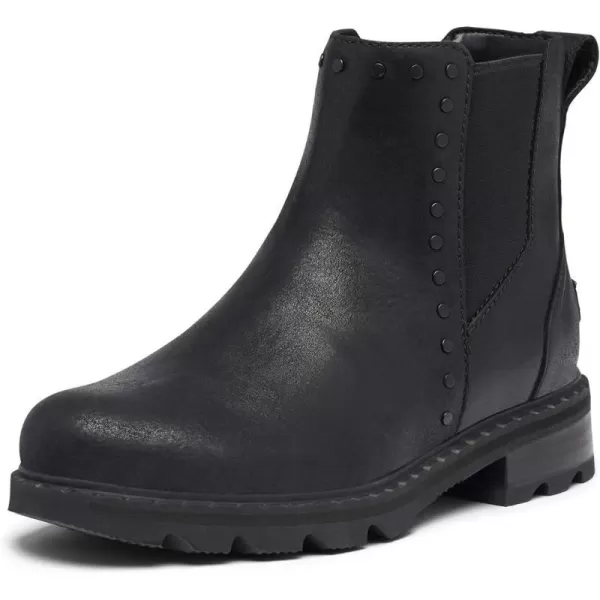 Sorel Womens Lennox Chelsea Stud Boot  WaterproofBlack