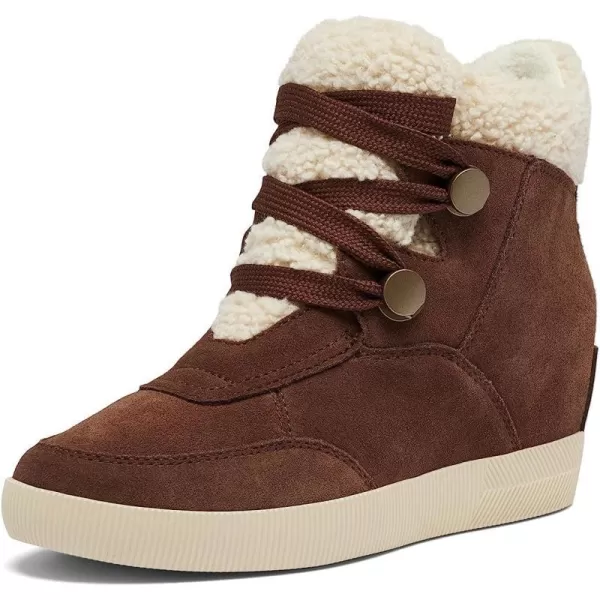 Sorel Womens Out N About Cozy Wedge BootsTobacco Natural