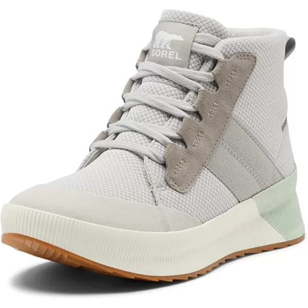 Sorel Womens Out N About III Mid Sneaker Waterproof ShoesMoonstone Sea Salt