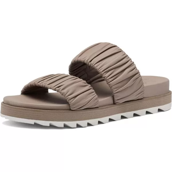 Sorel Womens Roaming Two Strap Slide SandalsOmega Taupe Chalk