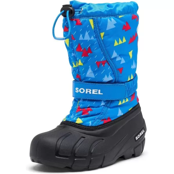 Sorel Youth Boys Flurry Print BootsHyper Blue Black