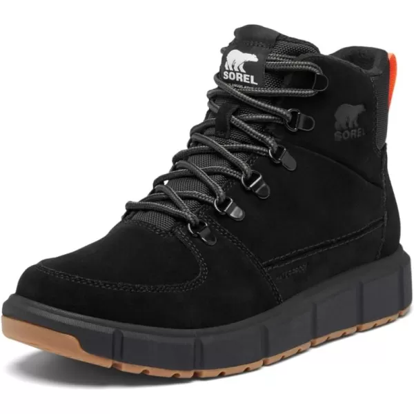 SOREL Mens Explorer lll Blazer Waterproof BootBlackOptimized Orange