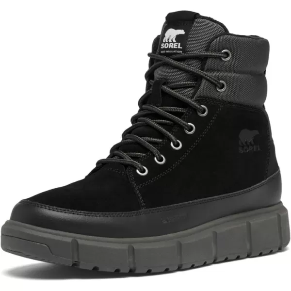 SOREL Mens Explorer lll Waterproof BootBlackJet