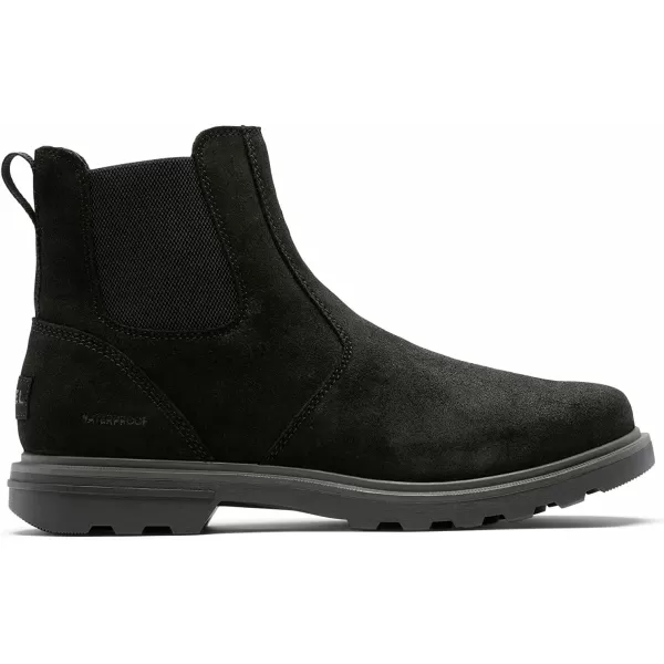 imageSOREL Mens Carson Chelsea Waterproof BootBlack  Jet