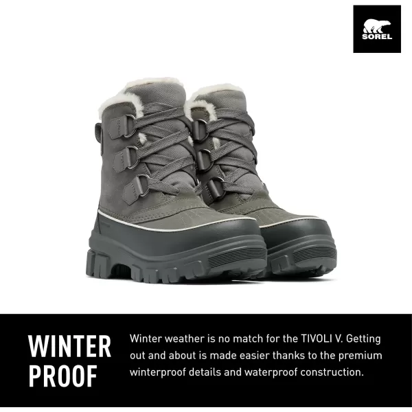 imageSorel Womens Tivoli V Waterproof Snow BootQuarryGrill