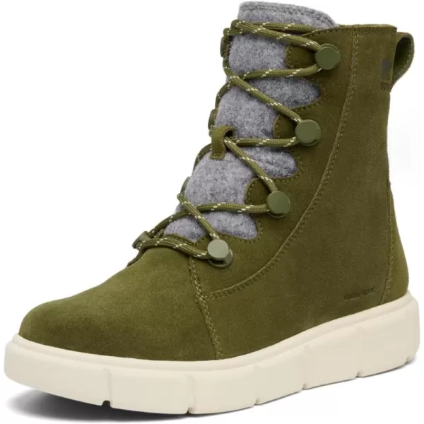 imageSOREL Womens Explorer lll Joan Waterproof BootUtility GreenChalk