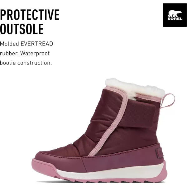 imageSOREL Childrens Whitney ll Plus Waterproof BootieEpic PlumDazed Mauve