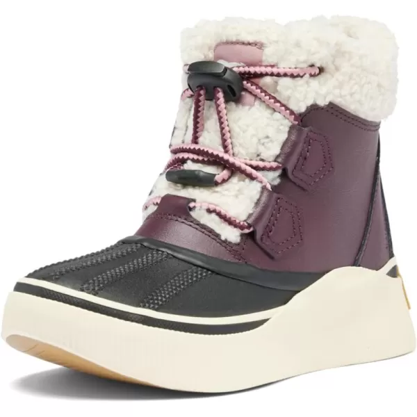 imageSOREL Childrens Out N About lV Chillz Waterproof BootEpic PlumBlack