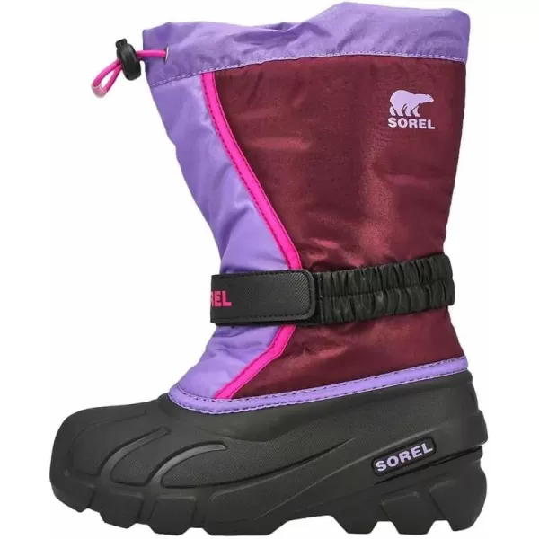 imageSorel UnisexChild Flurry BootPurple DahliaPaisley Purple