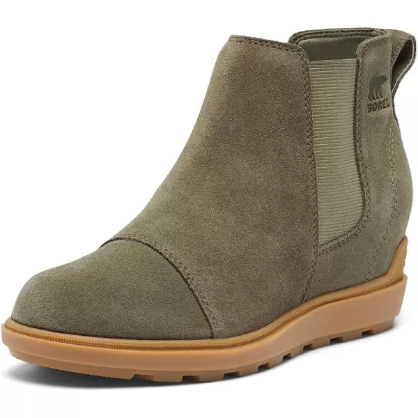 imageSorel Womens Evie ll Chelsea BootStone Green  Gum 2